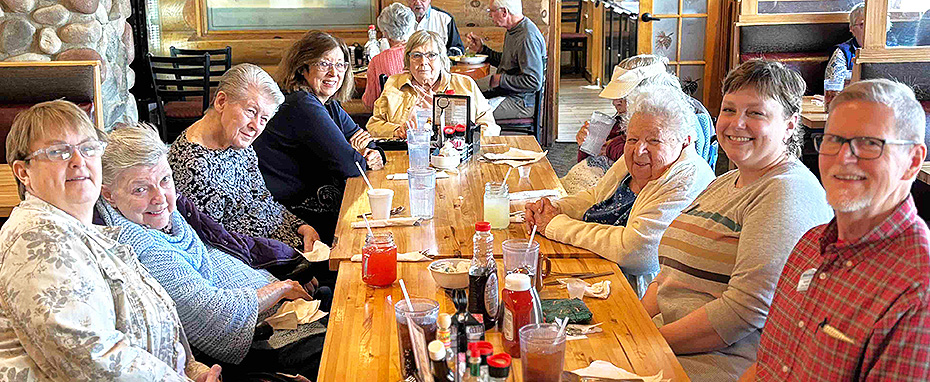 Meadow Ridge folks went to Log Cabin Restaurant in Baraboo for lunch