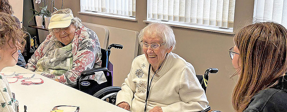 Students from The Compass Group of Expeditions Unlimited brought lots of smiles to Meadow Ridge residents